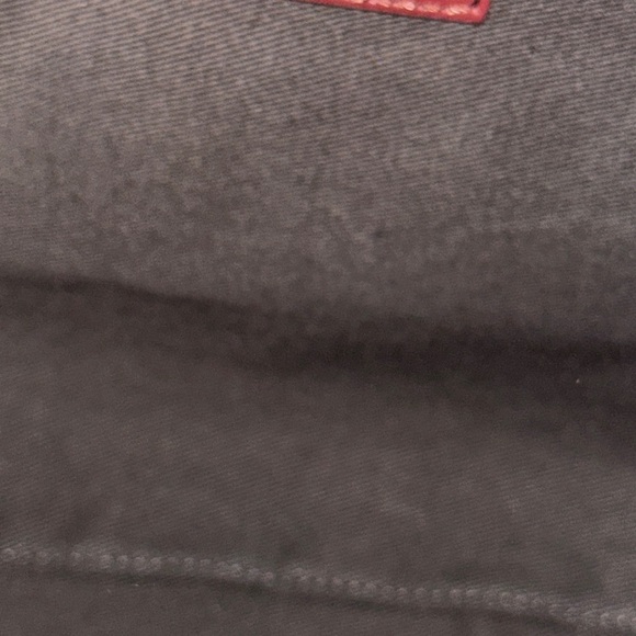 DeMellier Miami  Burgundy Suede Shoulder Bag Gold Chain Accents Ruched  NWT - Picture 10 of 12